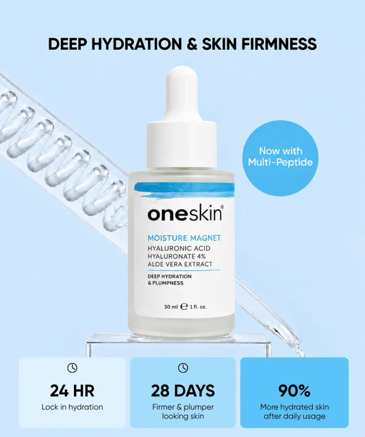 Moisture Magnet - Hyaluronic Acid 4%, Multi Peptide 1%, Aloe Vera Extract - 30ml