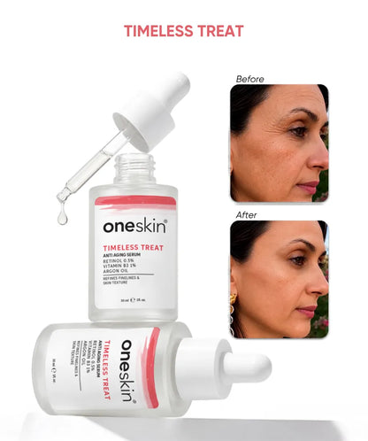 Timeless Treat - Retinol 0.5%, Vitamin B3 2%, Argan Oil - 30ml