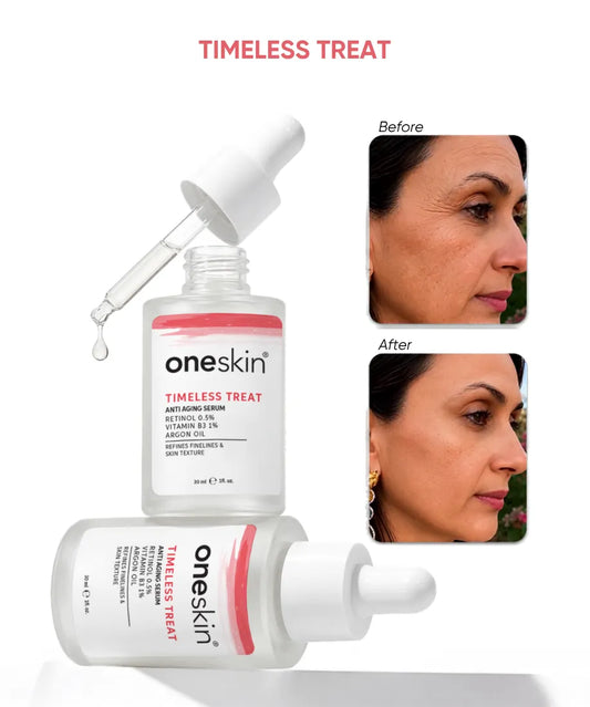 Timeless Treat - Retinol 0.5%, Vitamin B3 2%, Argan Oil - 30ml