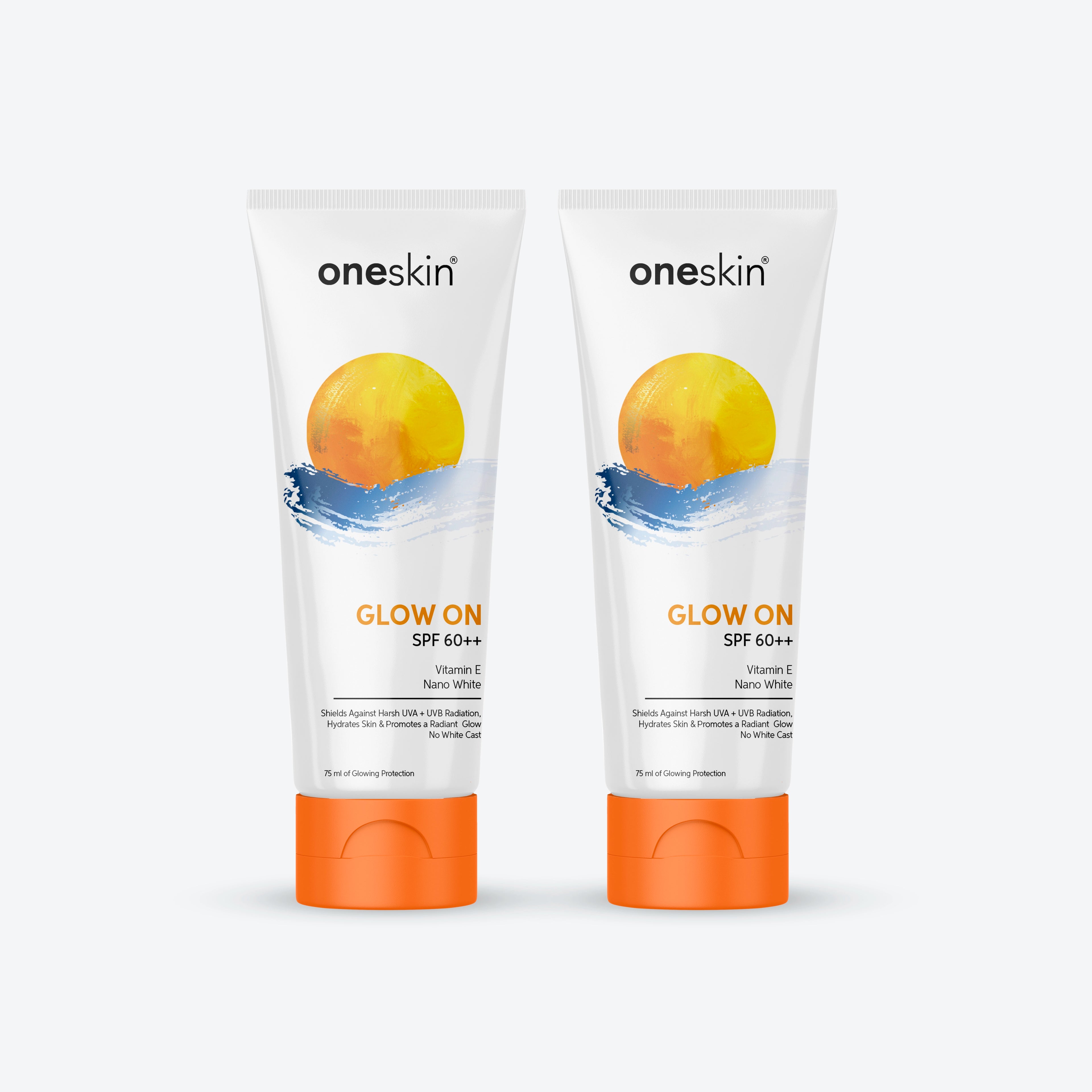 Duo Bundle - Glow on - Brightening & Hydrating SPF 60++ Cream - 75ml