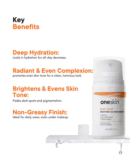 Dewy Glow- Brightening Gel Moisturizer