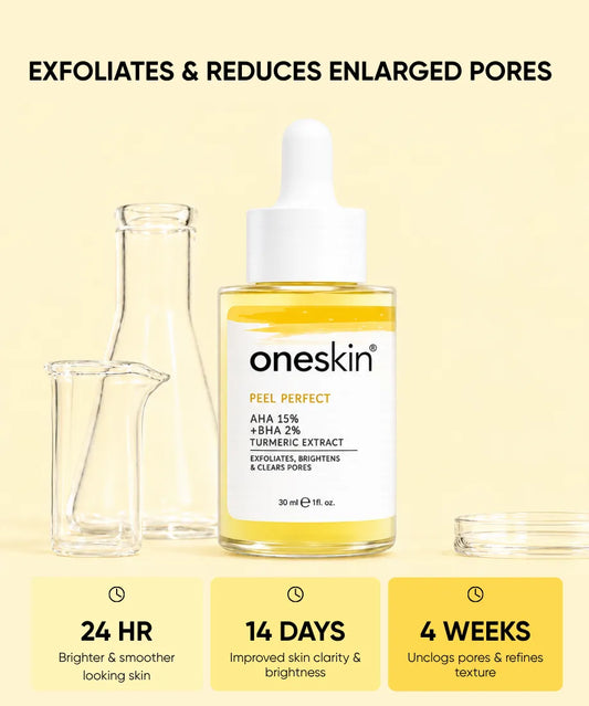 Peel Perfect AHA 15% + BHA 2%, Turmeric Extract - 30ml