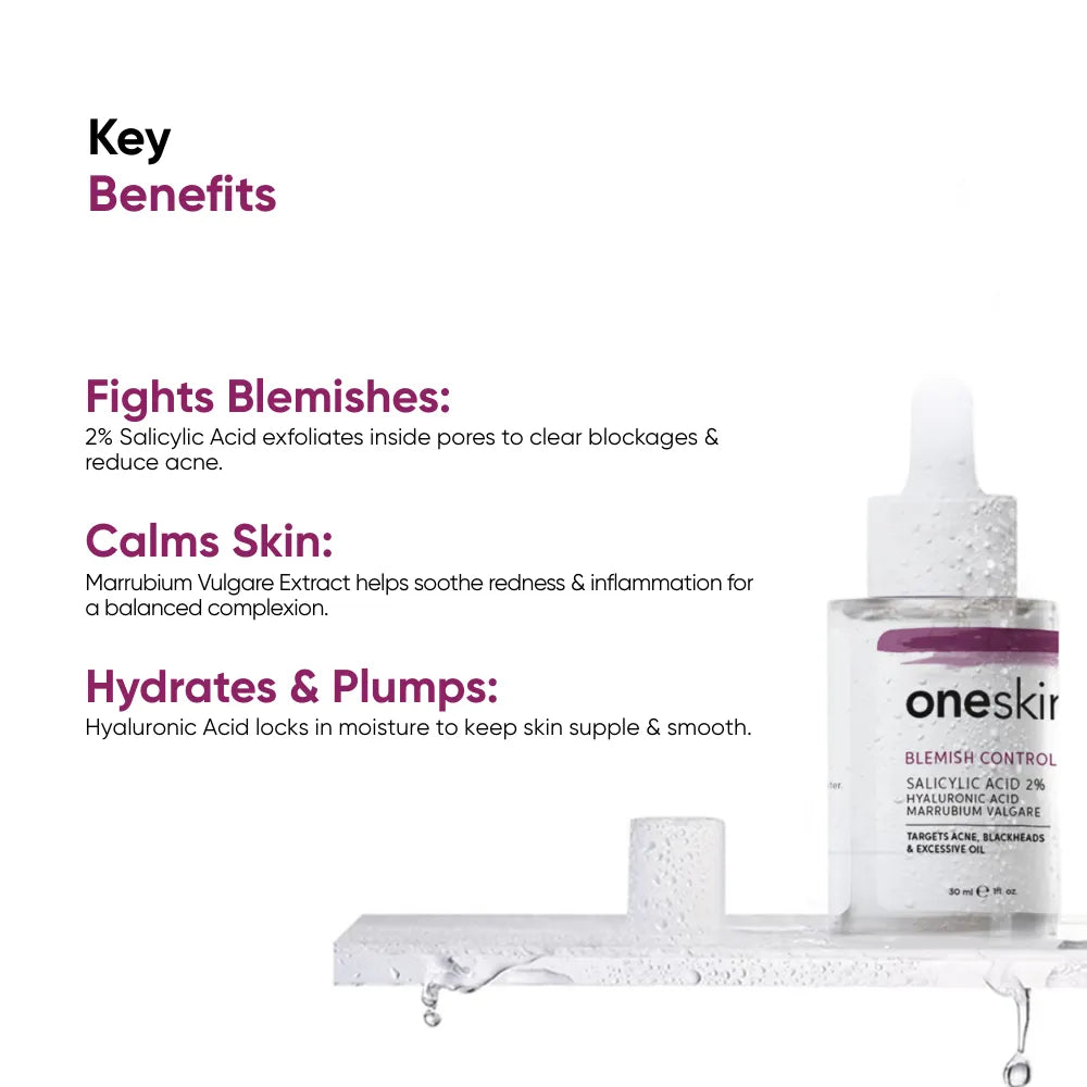 Blemish Control Salicylic Acid 2% + Marrubium Valgare - 30ml