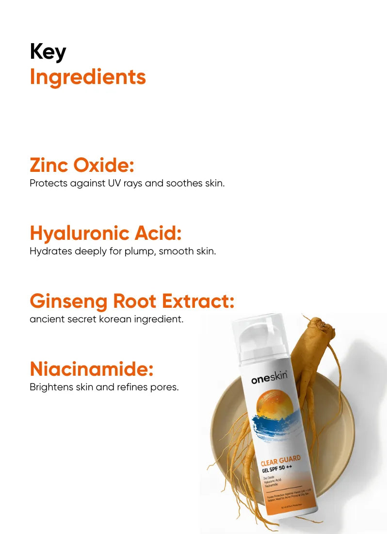 Clear Guard Gel SPF 50++