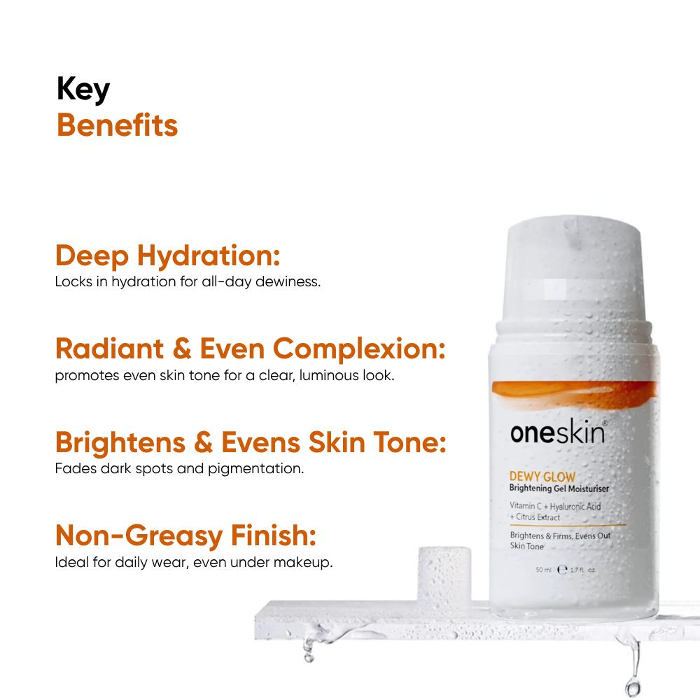 Dewy Glow- Brightening Gel Moisturizer