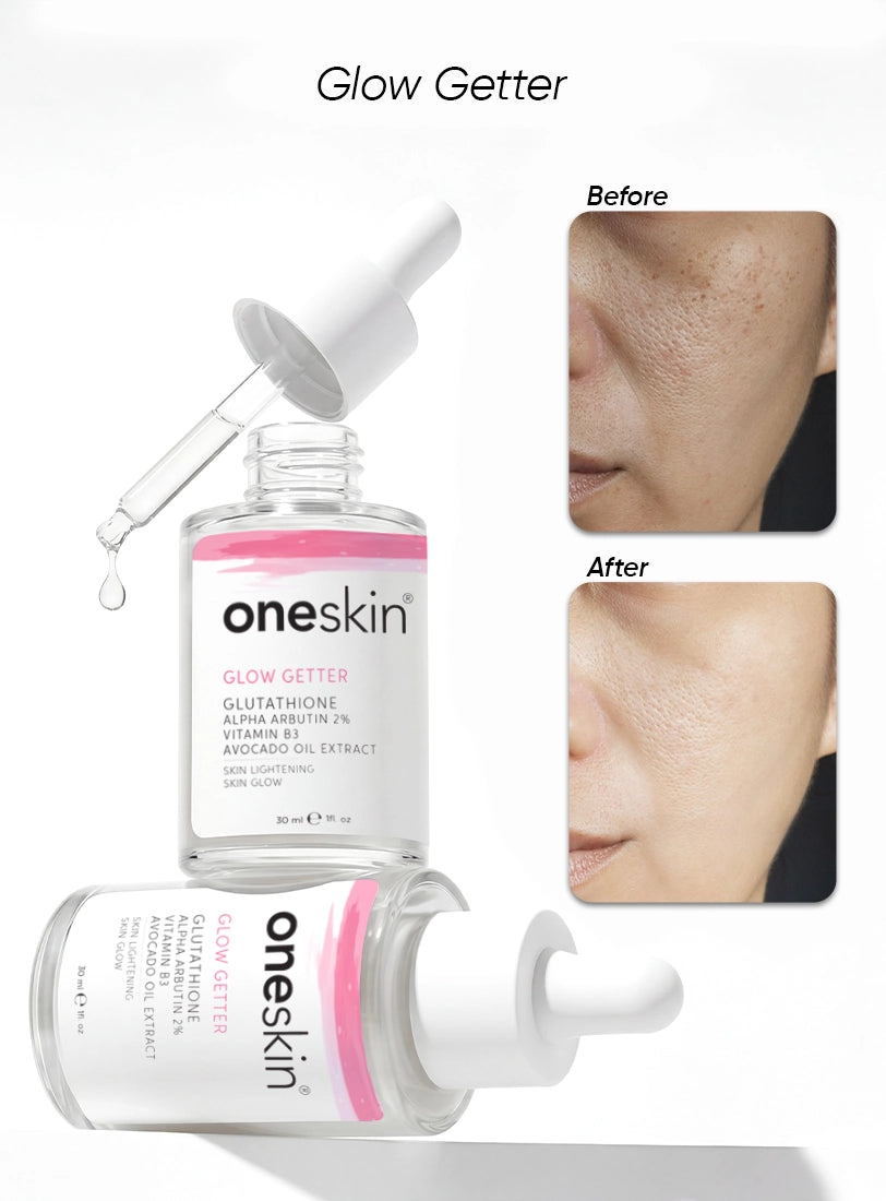 Glow Getter - Glutathione Alpha Arbutin 2%, Vitamin B3, Avocado Oil Extract - 30ml