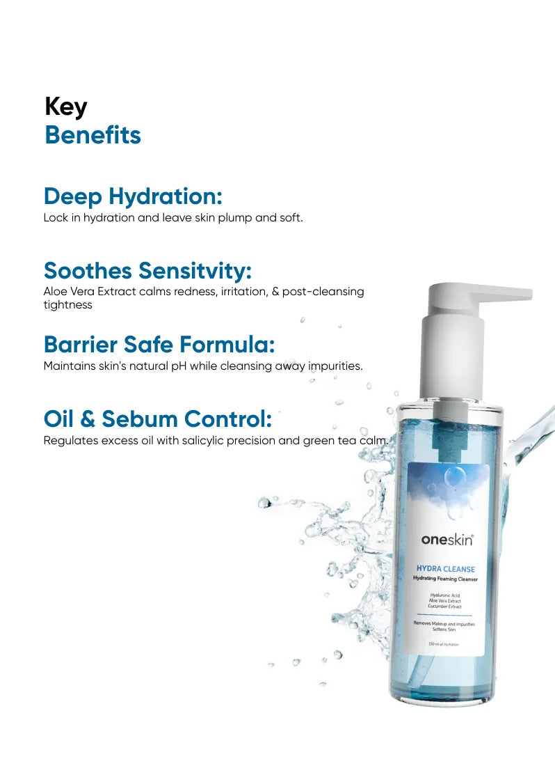 Hydra Cleanse Hydrating Foaming Cleanser - 150ml