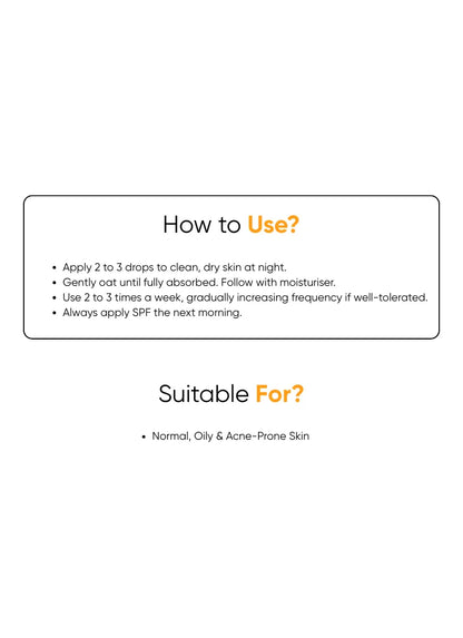 Peel Perfect AHA 15% + BHA 2%, Turmeric Extract - 30ml