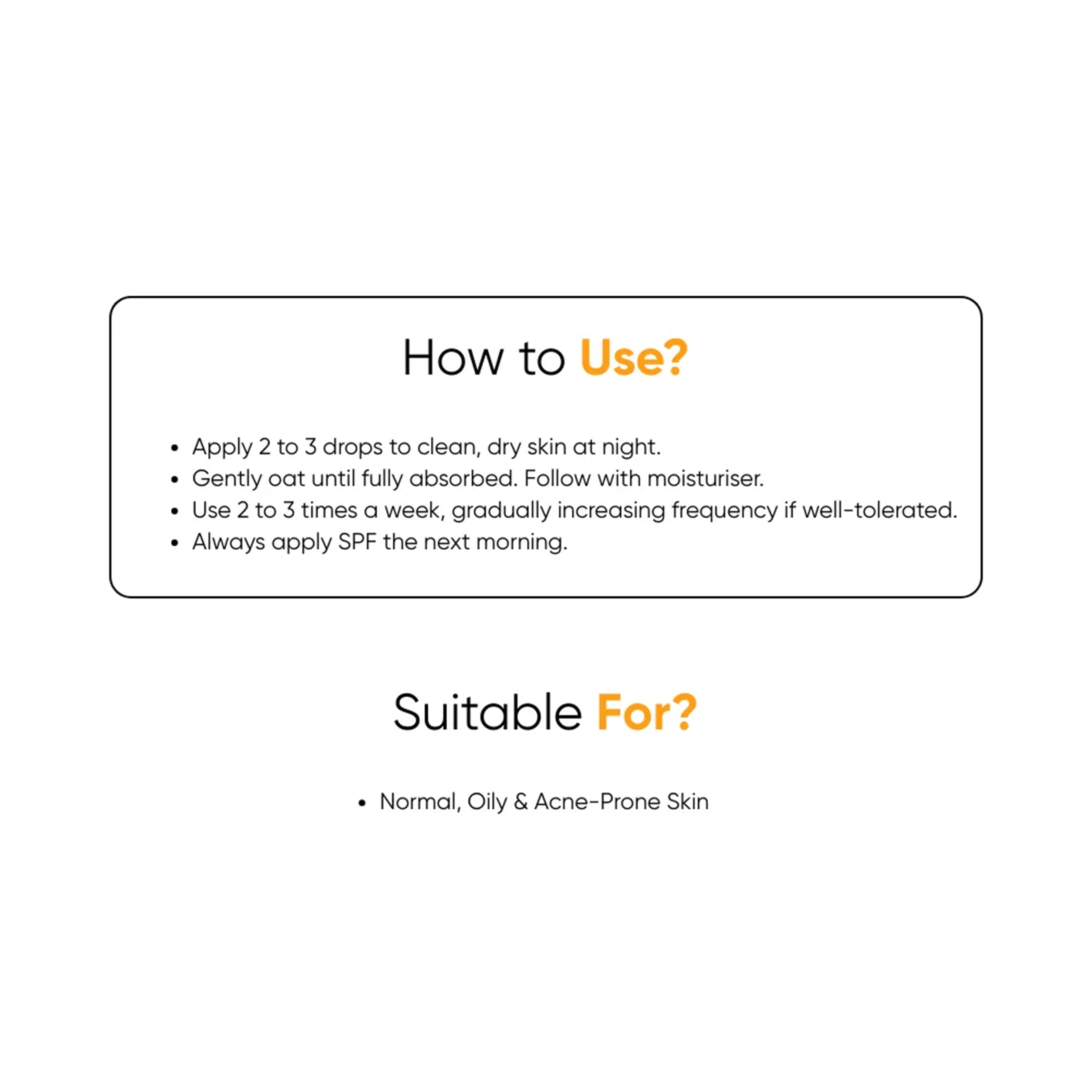 Peel Perfect AHA 15% + BHA 2%, Turmeric Extract - 5ml - Travel Size