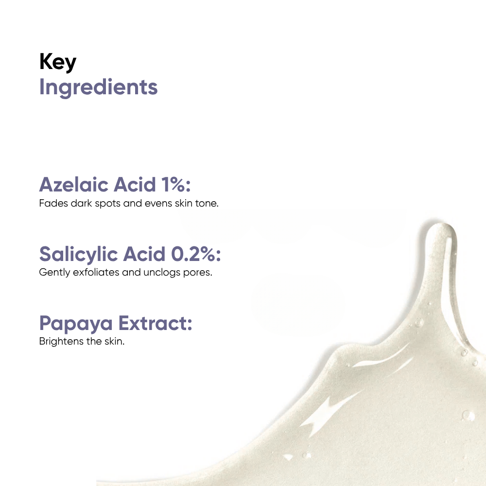Pigment Corrector - Azelaic Acid 1%, Salicylic Acid 0.2%, Papaya Extract - 30ml