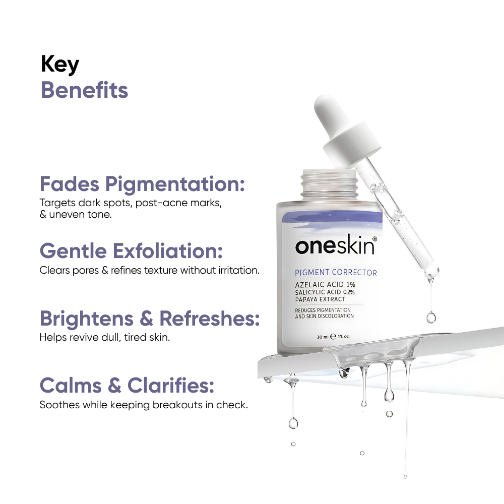 Pigment Corrector - Azelaic Acid 1%, Salicylic Acid 0.2%, Papaya Extract - 30ml